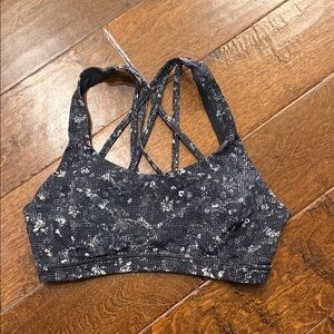 Women's Black and White Lulu Bra